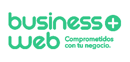 logotipo business web verde